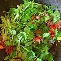 香菜牛肉的做法图解6