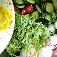 低卡瘦身清新蔬菜沙拉的做法图解9