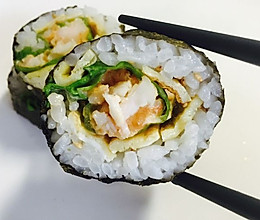 虾仁寿司卷的做法