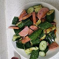 黄瓜拌火腿的做法图解6