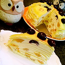 黄桃千层蛋糕和班戟