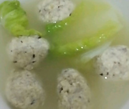 豆腐丸子白菜汤的做法