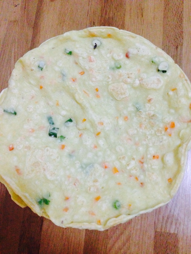 胡萝卜鸡蛋饼