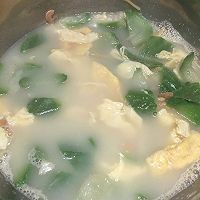 虾干鸡蛋丝瓜汤的做法图解11