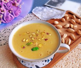 #美国开心果快乐食光#祛斑养颜-开心果银耳玉米汁的做法