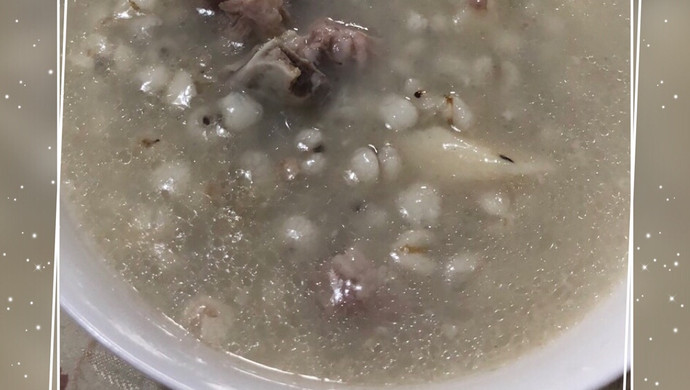 山药薏仁炖排骨