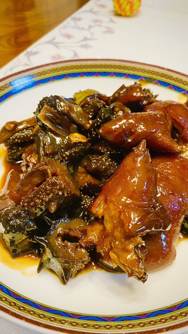 海参烩猪蹄，绝味双胶，满满的胶原蛋白的做法