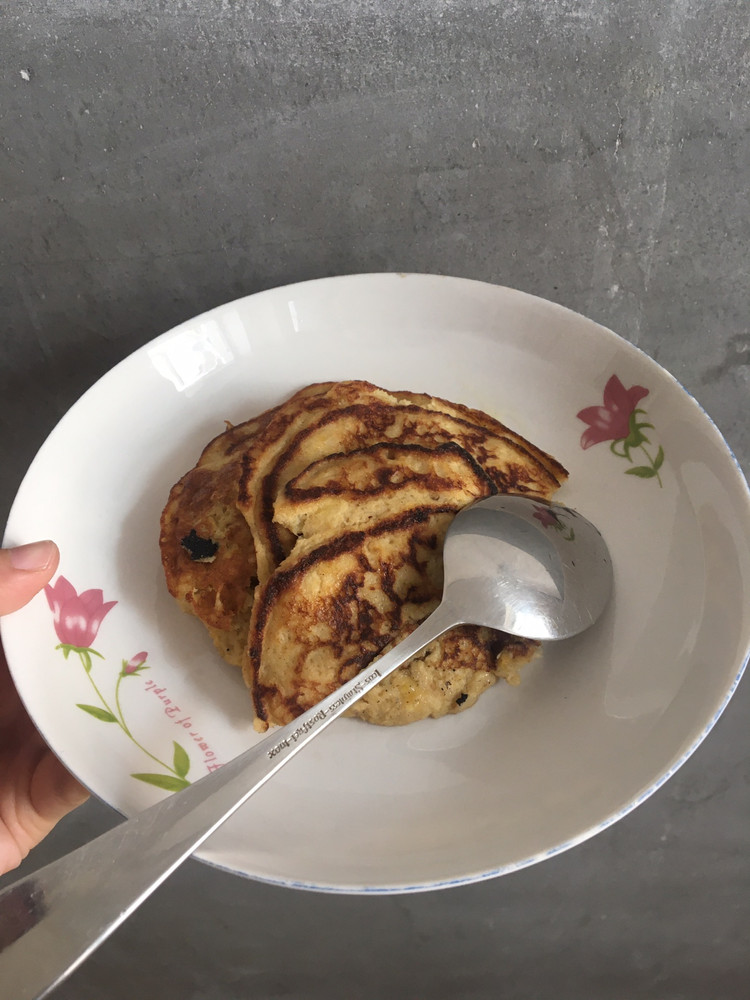 Banana Oat Pancake 香蕉燕麦煎饼的做法