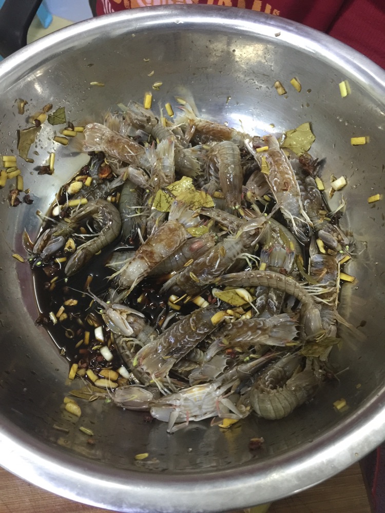 盐焗皮皮虾也称醉虾菇的做法图解15