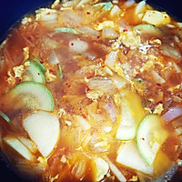 辣白菜牛肉汤的做法图解5