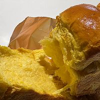 南瓜干酪卡仕达酱肉松麻薯面包的做法图解10