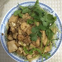 虾仁麻婆豆腐的做法图解5