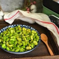 #520，美食撩动TA的心！#豉油蒸蚕豆的做法图解6
