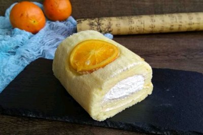 甜橙奶油蛋糕卷