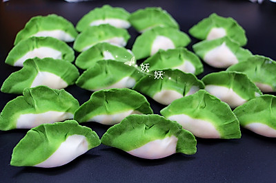 翡翠饺子白菜饺子