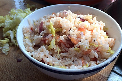 鲜蔬鱿鱼饭