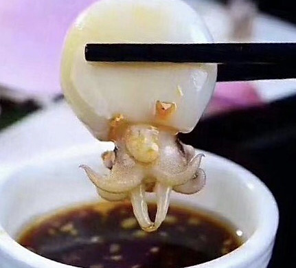 白焯墨鱼仔