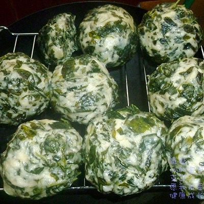 豆妈原创：野菜团子