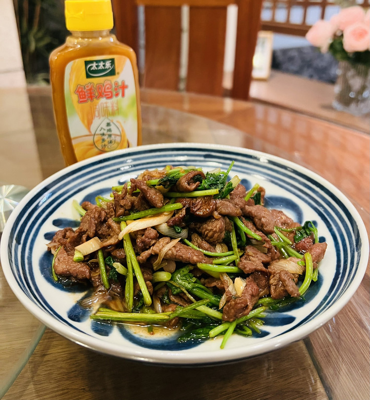 鸡汁芫荽爆羊肉的做法