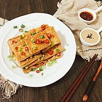 秘制浇汁煎豆腐 快手家常菜下酒菜小吃#锋味2017#的做法图解8
