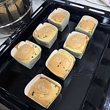芝麻香葱戚风杯子蛋糕【咸】
