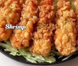 黄金天妇罗虾的做法