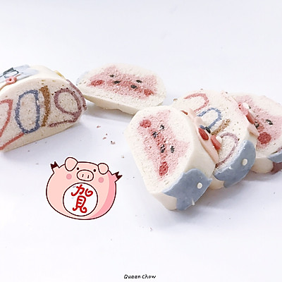 【双面插画馒头】猪猪&2019，有内涵的馒头