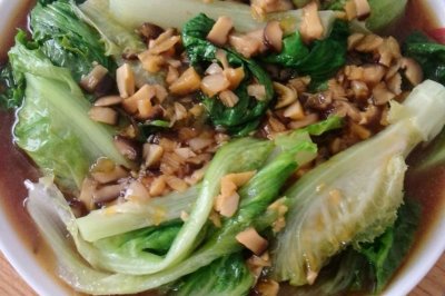 香菇耗油生菜