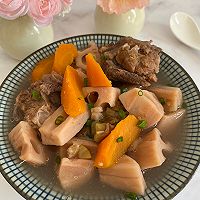 #晒出你的中秋团圆饭#莲藕胡萝卜板栗排骨汤的做法图解11