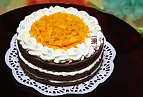 芒果巧克力裸蛋糕#豆果5周年#的做法