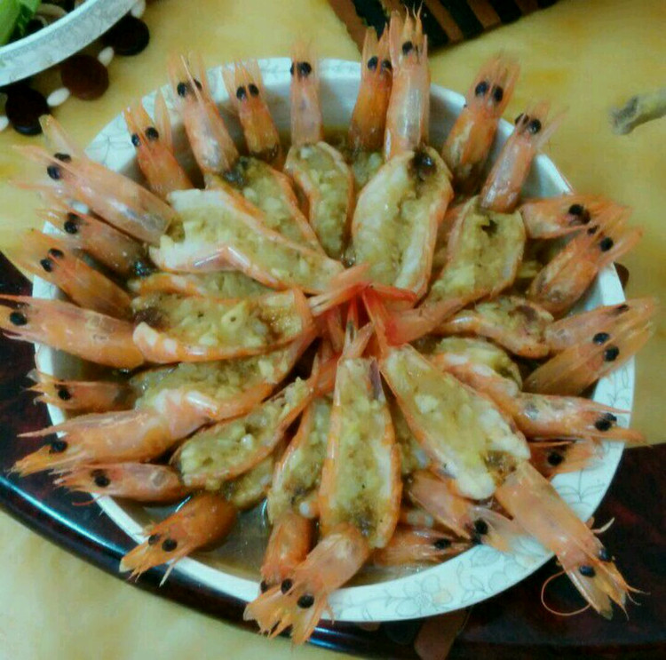 蒜蓉虾的做法