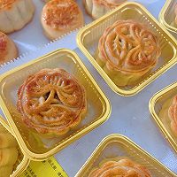 广式月饼——红豆蛋黄月饼50g、75g的做法图解12