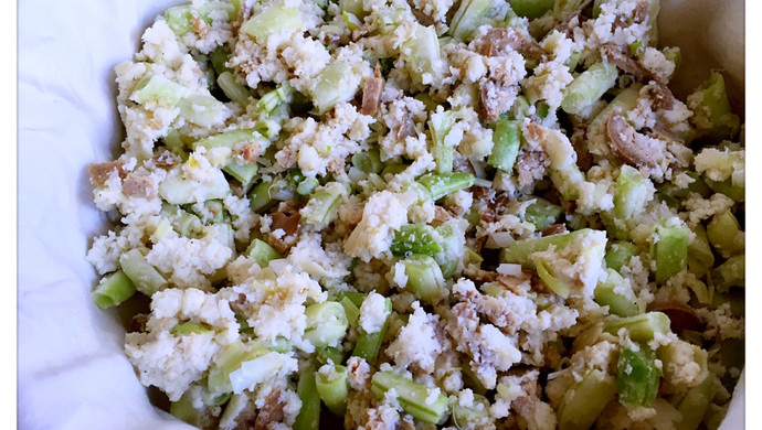 豆角蒸菜（麦饭）