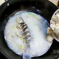 #轻饮蔓生活#奶白色的嫩豆腐鲤鱼汤的做法图解6