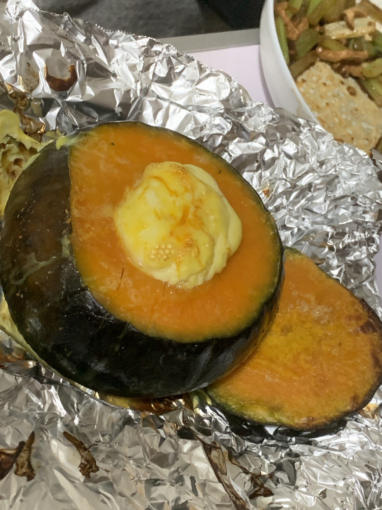 贝贝瓜烤奶布丁的做法