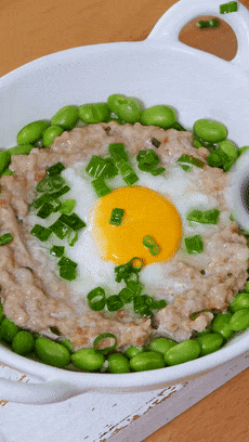 【宝宝辅食】毛豆蒸肉饼