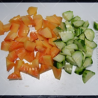 瓜瓜坚果酸奶沙拉的做法图解3