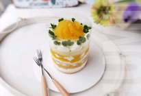 #一蔬一饭皆告白#菠萝橙子海绵蛋糕的做法