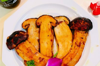 少盐 香煎松茸