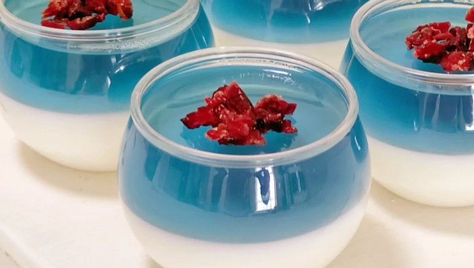 神仙颜值甜品❗简单易做～“奶冻布丁”