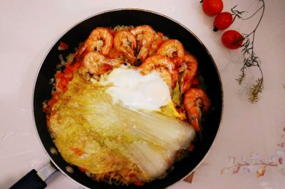 平底锅也能煮出美味的海鲜饭