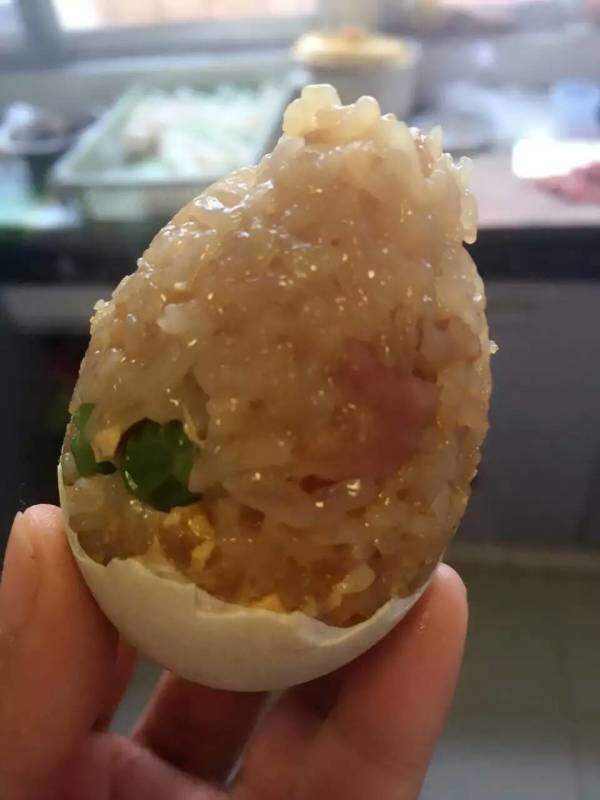 蛋壳饭的做法
