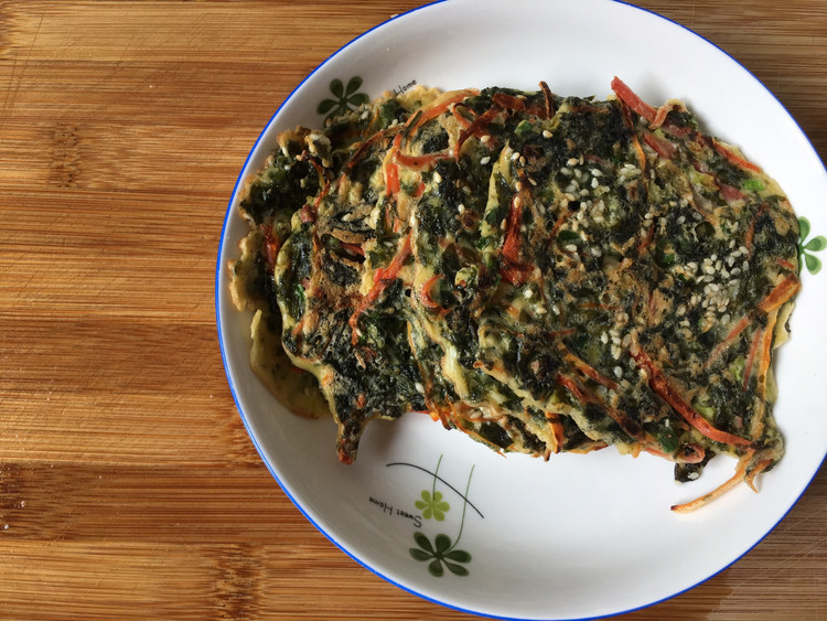 补钙早餐紫菜饼的做法