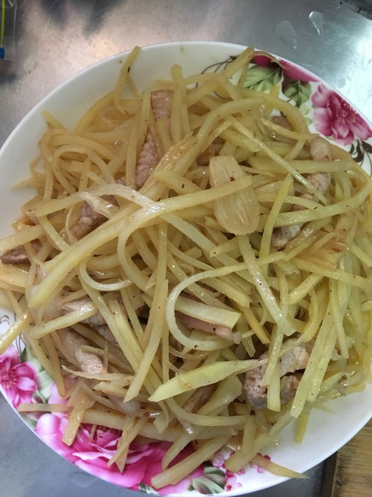 土豆肉丝的做法