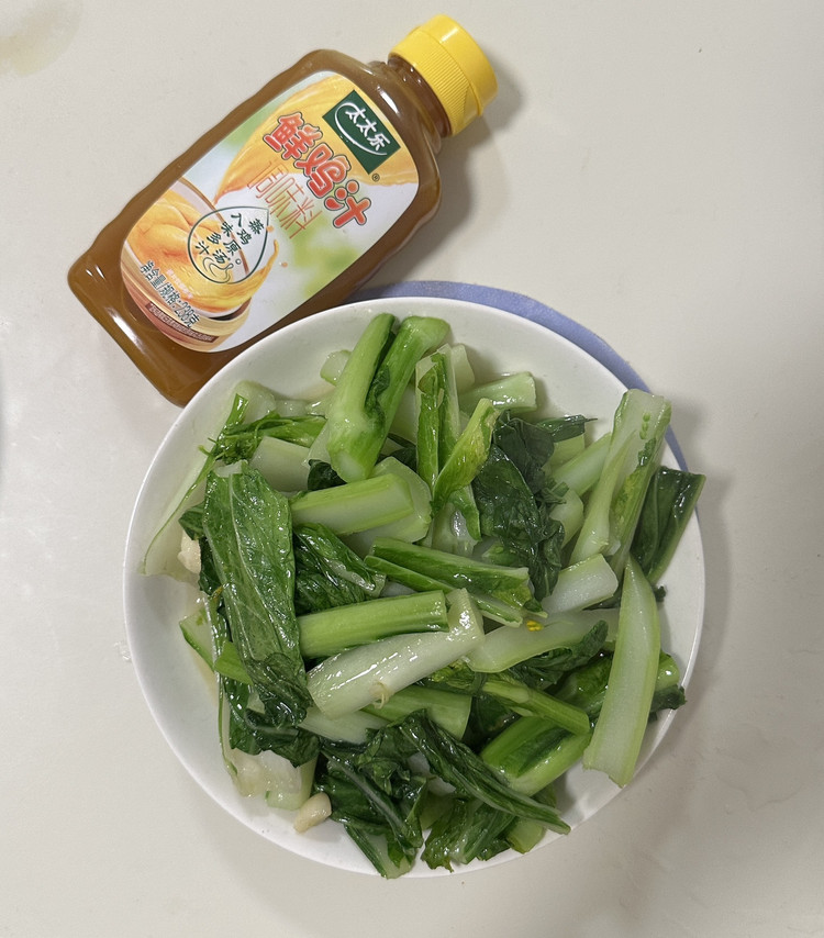 清炒白菜苔的做法