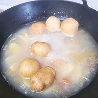油面筋酿肉土豆汤的做法图解6