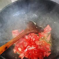 番茄炒蛋虾滑荞麦刀削面（轻脂）的做法图解3