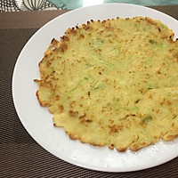 快手早餐：西葫芦丝鸡蛋饼的做法图解9