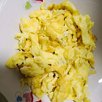 蛋炒小白菜的做法图解3