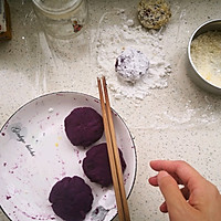 #蛋趣体验#紫薯饼的做法图解3